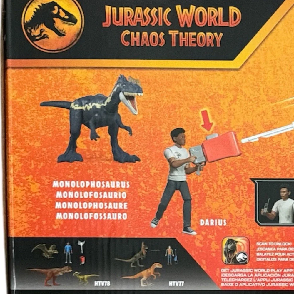Mattel Jurassic World Chaos Theory Darius and‎ Baryonyx Peril Pack